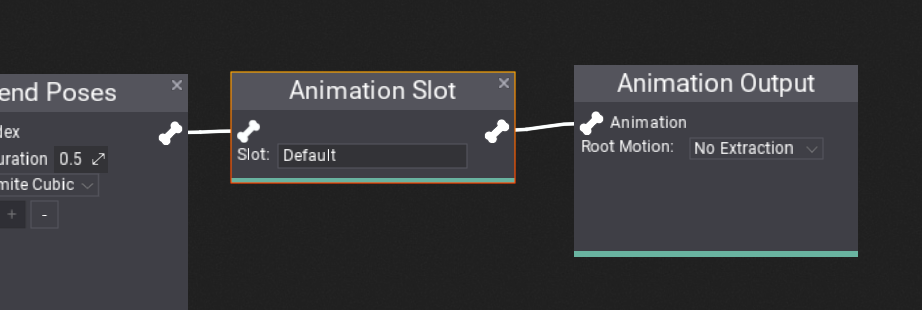 Animation Slot Setup in Anim Graph