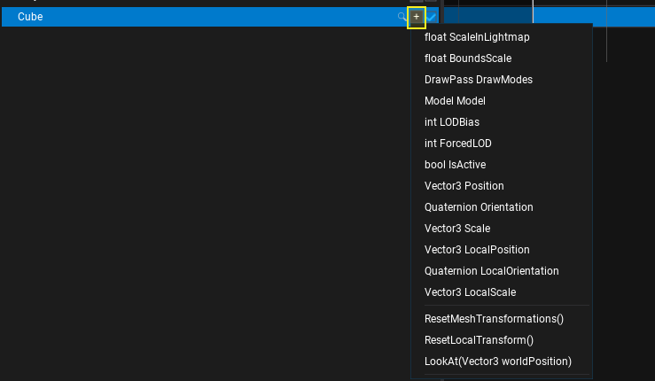 Add rotation subtrack