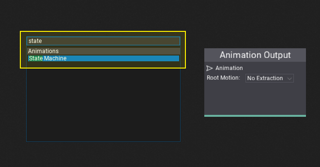 Add Anim Graph State Machine