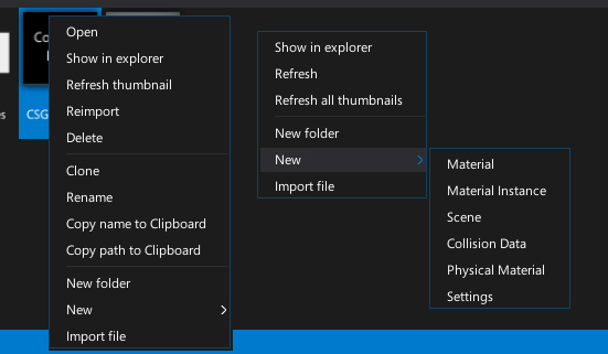 Context Menu