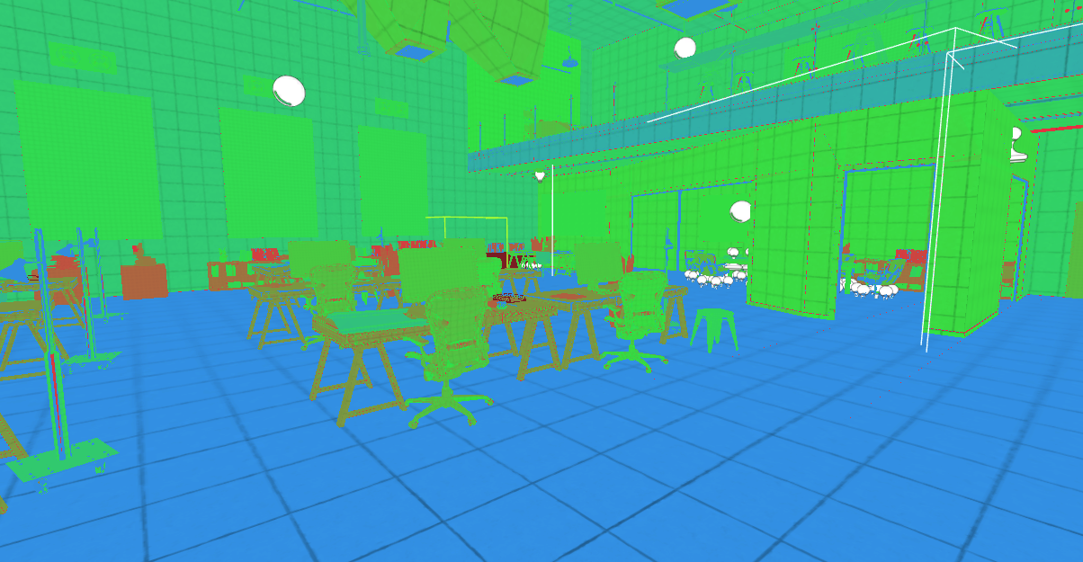View Mode Lightmap UVs Density