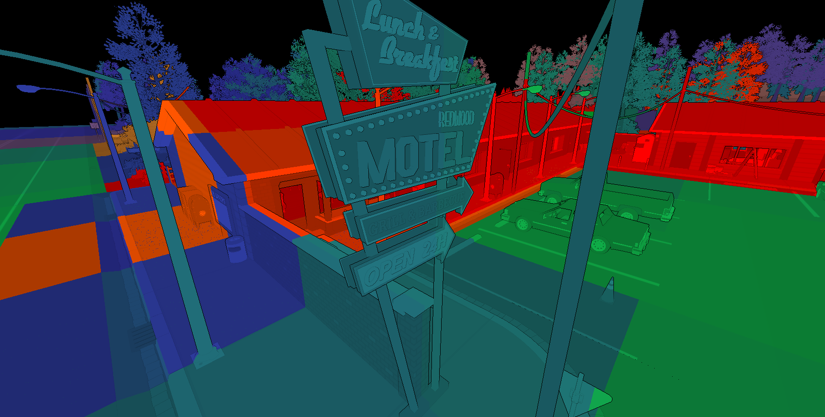 Global SDF Overdraw Debug View