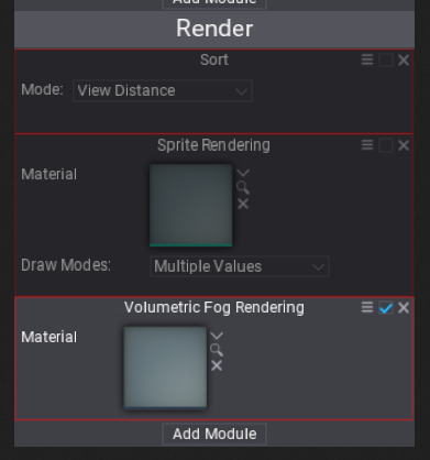 Particle Volumetric Fog Rendering Module