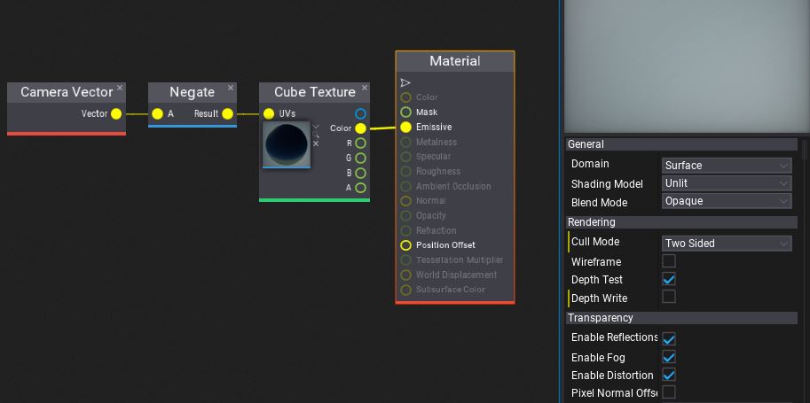 Sky Material Example