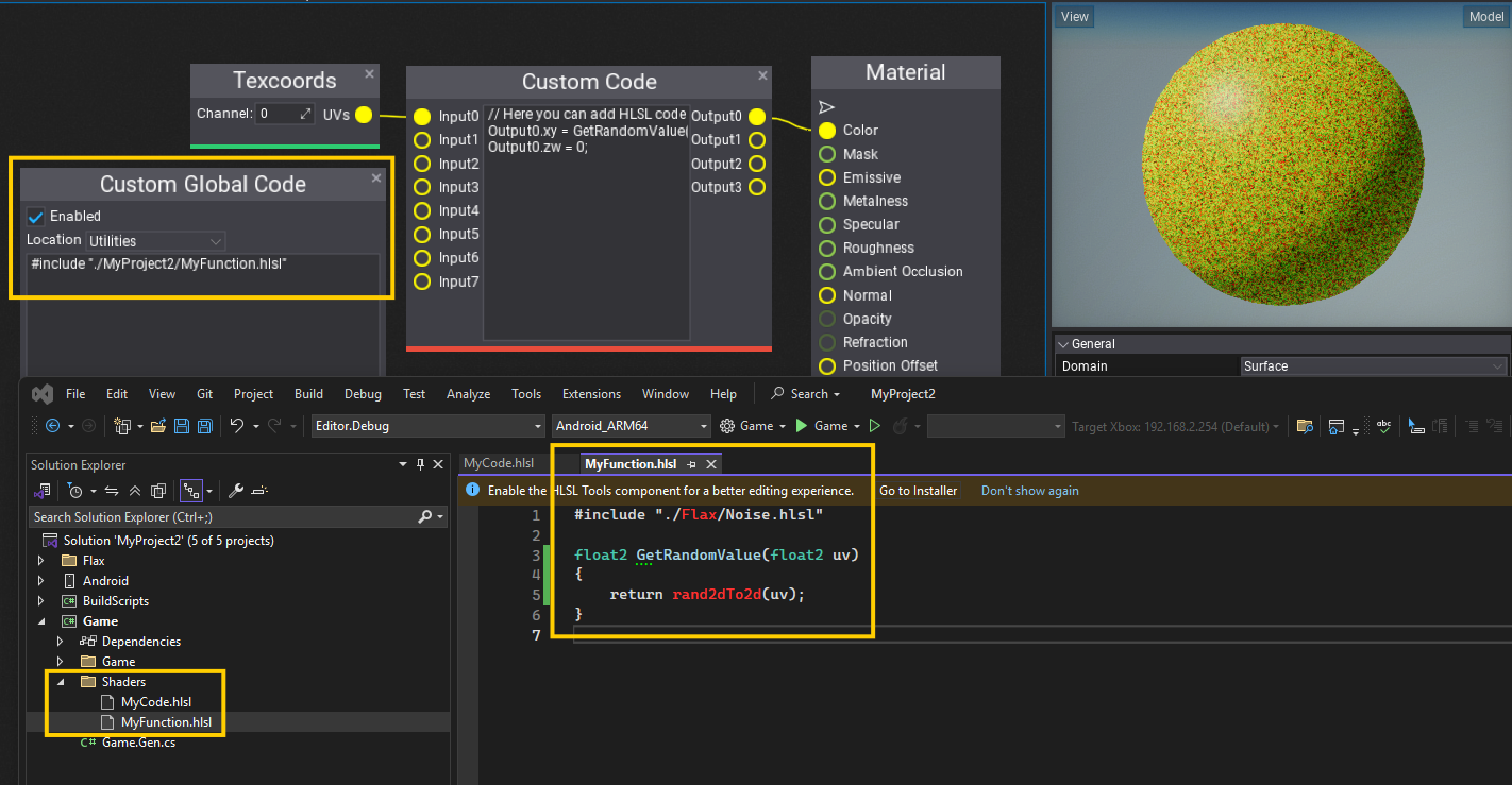 Custom Global Shader File