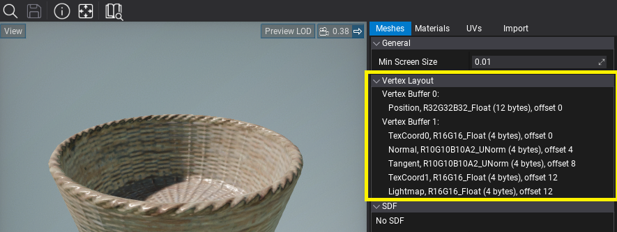 Model Vertex Layout