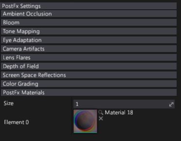 PostFx Material Tutorial