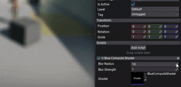 Compute Shader Blur