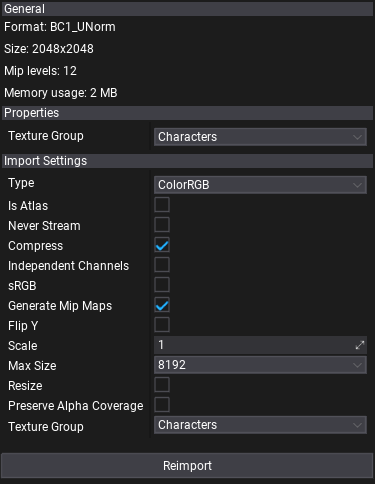 Texture Import Settings - Unity Manual