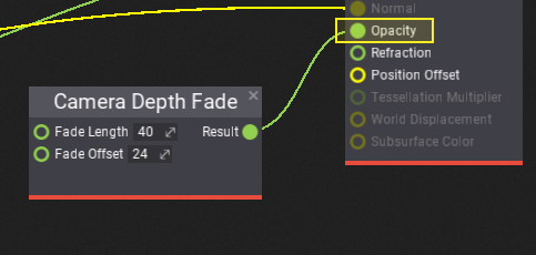 Camera Depth Fade