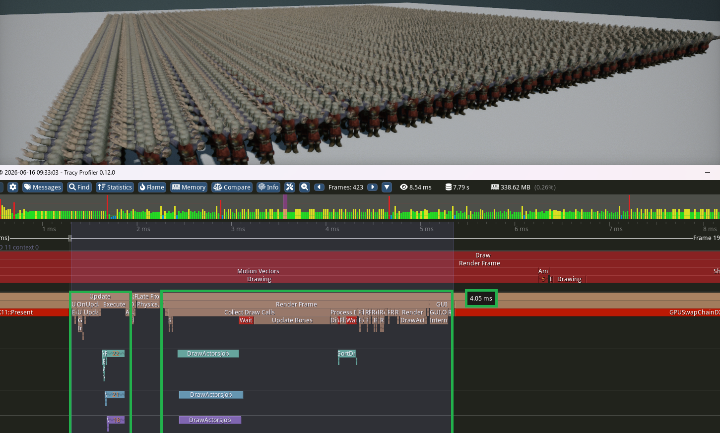 Hardware Instancing for Animated Model