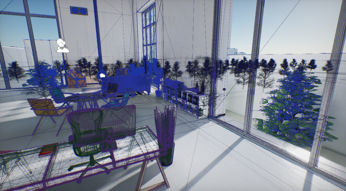 New Wireframe Debug View