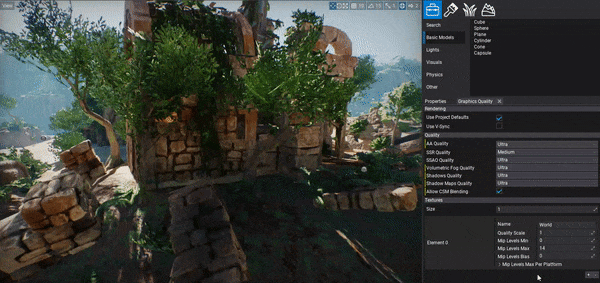 Flax Engine Textures Streaming Performance Quality