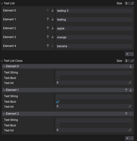 New Collection Editor UI