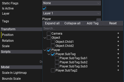 Tags Editor