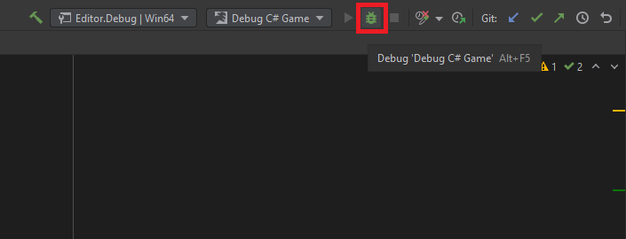 Rider Debug C# Start