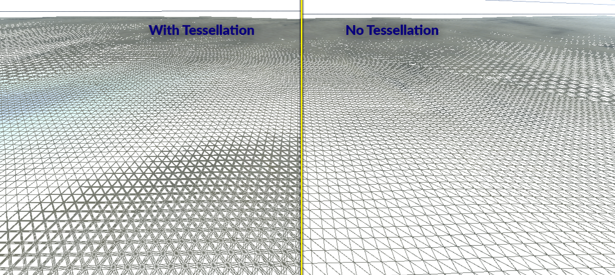Terrain Tessellation Results