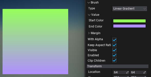 Linear Gradient Brush