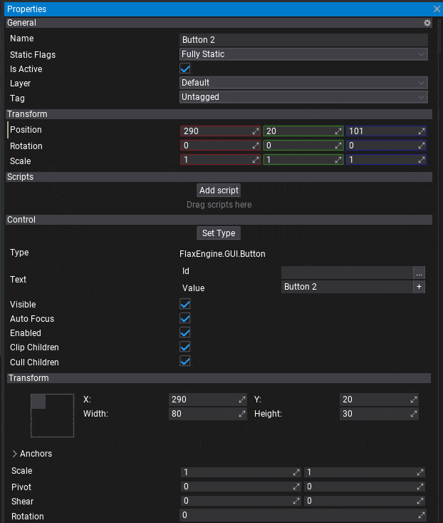 UI Navigation in Editor